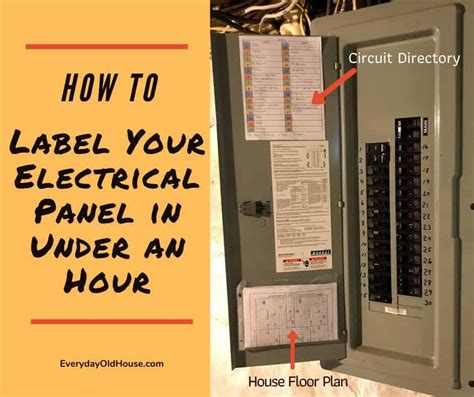 apartment didnt label electric box|breaker box labeled not working.